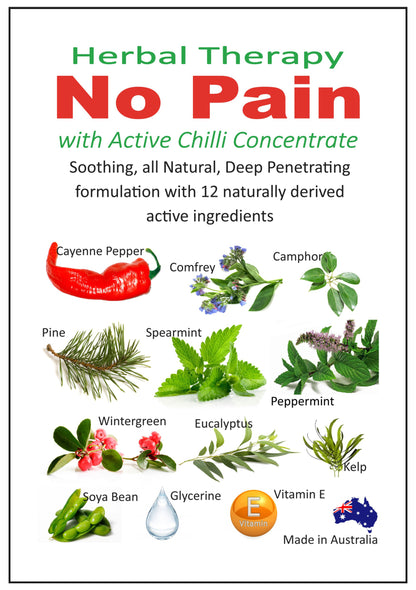 Herbal Therapy No Pain Cream and Herbal Therapy No Pain Oil Pack